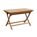 Fällbart trädgårdsbord i teak, 80x120cm, Lipari Kampanj