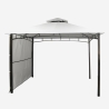 Paviljong 3,3x3,3 Meter Trädgård Bar Veranda Marknad Pagoda Antigua Katalog