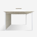 Paviljong 3,3x3,3 meter Trädgård Bar Veranda Pagod Marknad Antigua uv Katalog