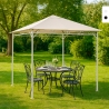 Paviljong 3x3 Meter Trädgård Stål Vindskyddande StylE Katalog