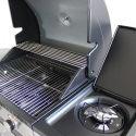 Gasolgrill i rostfritt stål 3 brännare + 1 Davis Katalog