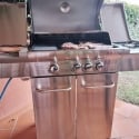 Gasolgrill 4 brännare rostfritt stål Texas Bestånd