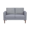 Modern 2-sits soffa i bomull 137x73x82cm Ramsey Modell