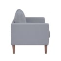 Modern 2-sits soffa i bomull 137x73x82cm Ramsey Egenskaper