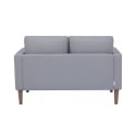 Modern 2-sits soffa i bomull 137x73x82cm Ramsey Mått