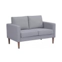 Modern 2-sits soffa i bomull 137x73x82cm Ramsey Pris
