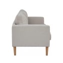 Modern 3-sits soffa med träeffektben Ramsey Modell