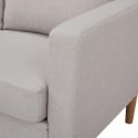 Modern 3-sits soffa med träeffektben Ramsey Pris