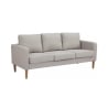 Modern 3-sits soffa med träeffektben Ramsey Mått