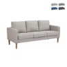 Modern 3-sits soffa med träeffektben Ramsey Kampanj