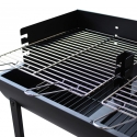 Kolgrill med hjul och 2 justerbara galler Wisconsin Rabatter