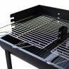 Kolgrill med hjul och 2 justerbara galler Wisconsin Rabatter