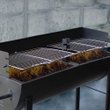 Kolgrill med hjul och 2 justerbara galler Wisconsin Försäljning
