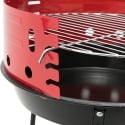 Portabel kolgrill rund Ø36cm för camping Rabatter