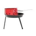 Portabel kolgrill rund Ø36cm för camping Försäljning