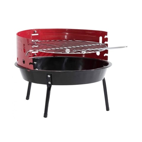 Portabel kolgrill rund Ø36cm för camping Kampanj