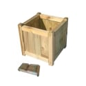 Planteringslåda 40x40 cm i behandlat furuträ Edelia Försäljning