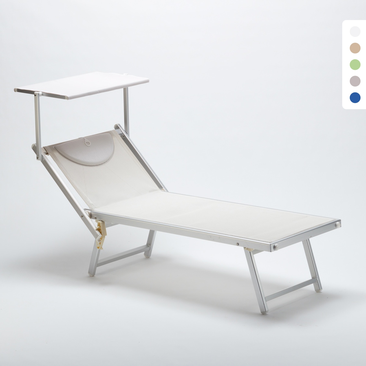 Solsäng Strand Hav Professionell Aluminium Solstol Italia