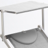 2 Solsängar Strand Hav Professionella Aluminium Italia 