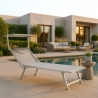 2 Solsängar Strand Hav Professionella Aluminium Italia 