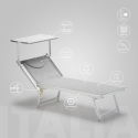 2 Solsängar Strand Hav Professionella Aluminium Italia 