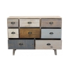Färgglad trälåda med 8 lådor i shabby chic-stil Donald Katalog