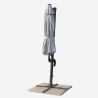 Trädgårdsparasoll 2.5 Meter Kvadratiskt Arm Aluminium Bar Hotell Paradise