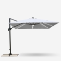 Parasoll Trädgård Med Solljus Led Kvadratiskt 3x3 Sidoarm Aluminium anti uv Paradise Katalog