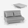 2-sits bäddsoffa i tyg skandinavisk stil Elettra 