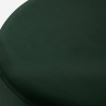 Puff fotpall låg stoppad rund sammet design Rossetto Val