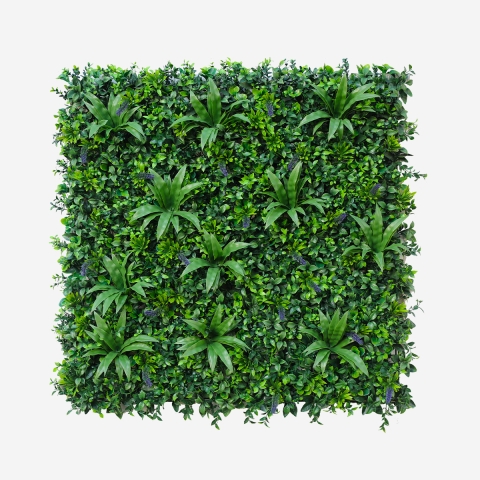 Realistisk konstgjord häck 3D trädgårdspanel 100x100cm Farnuk Kampanj