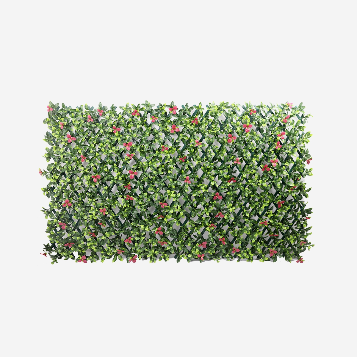 Konstgjord trädgårdshäck, utdragbar spaljé 200x100cm växter Salix Kampanj