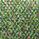 Konstgjord trädgårdshäck, utdragbar spaljé 200x100cm växter Salix Rea