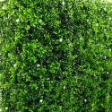Konstgjord häck 108x33x106cm vintergrön buxbom trädgårdshäck Ulmus Erbjudande