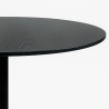 Modernt matsalsbord Goblet stil svart runt 120cm Blackwood+ Rabatter