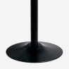 Modernt matsalsbord Goblet stil svart runt 120cm Blackwood+ Katalog