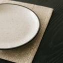 Modernt matsalsbord Goblet stil svart runt 120cm Blackwood+ Mått