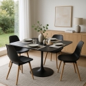 kvadratiskt bord Goblet stil bar kök matsal skandinavisk design lillium 100 Rea