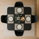 kvadratiskt bord Goblet stil bar kök matsal skandinavisk design lillium 100 Val