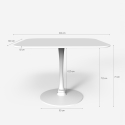 kvadratiskt bord Goblet stil bar kök matsal skandinavisk design lillium 100 