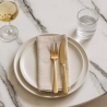 Runt Bord Goblet stil 80cm marmor-effekt guldig klassisk stil Monika Mått