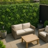 Konstgjord häck med utdragbar spaljé 200x100cm Laurus Erbjudande