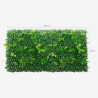 Konstgjord häck med utdragbar spaljé 200x100cm Laurus Rabatter