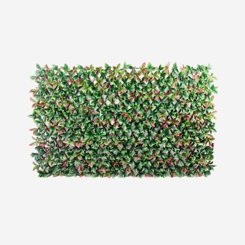 Konstgjord häck 200x100cm photinia trädgård utdragbar spaljé Ivoss Kampanj