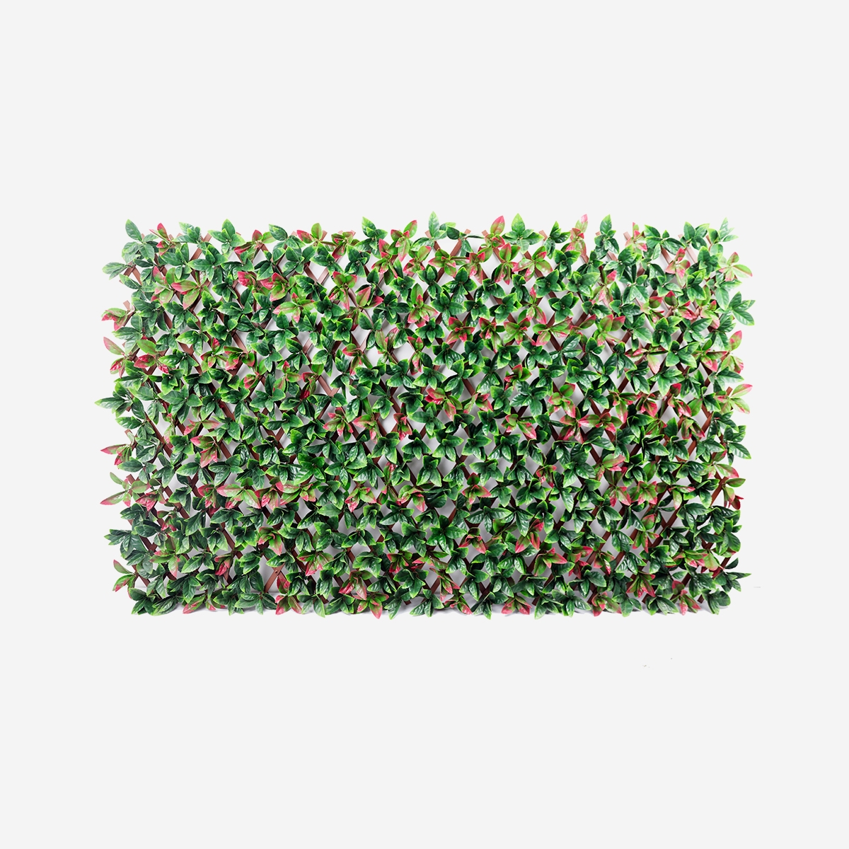 Konstgjord häck 200x100cm photinia trädgård utdragbar spaljé Ivoss Kampanj