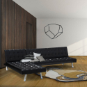 Hörnbäddsoffa med schäslong 3-Sits I Konstläder Zircone Redo Säng Modell