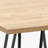 Högt Bord För Industriella Pallar 60x60 Metall Stål Trä Bolt Val