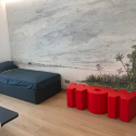 Bänk Soffa Modern Design Slide Wow Inomhus och Trädgård 