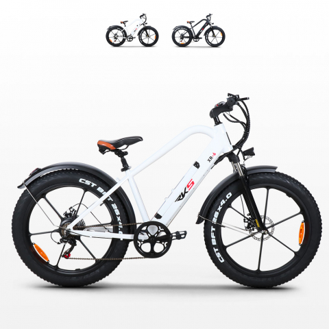 Elcykel E-bike Cruiser Custom 250W RKS XR6 Shimano