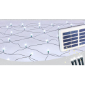 Nätverk Julljus Utomhus Dekorativ 50 Led Sol Energi Batteri Panel Lång Livslängd Rea